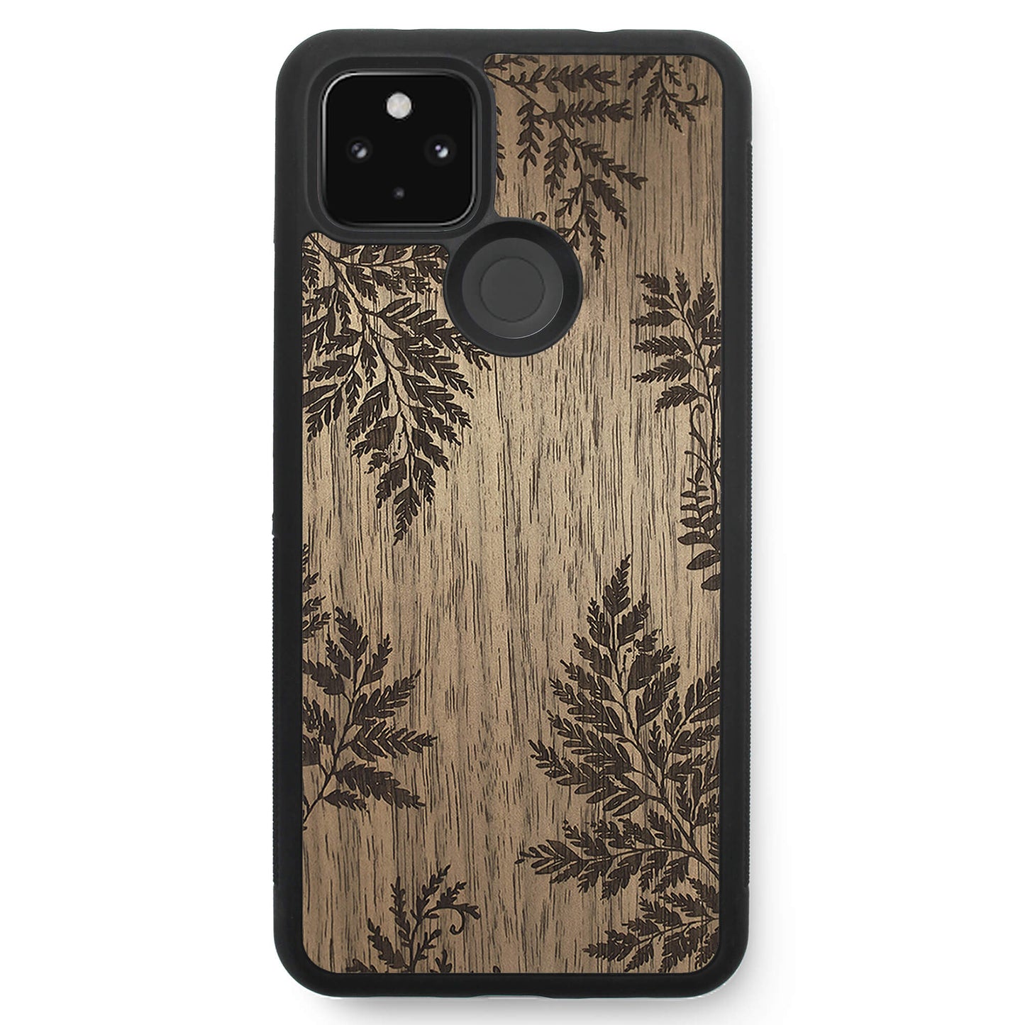 Wooden Case for Google Pixel 4A 5G Fern