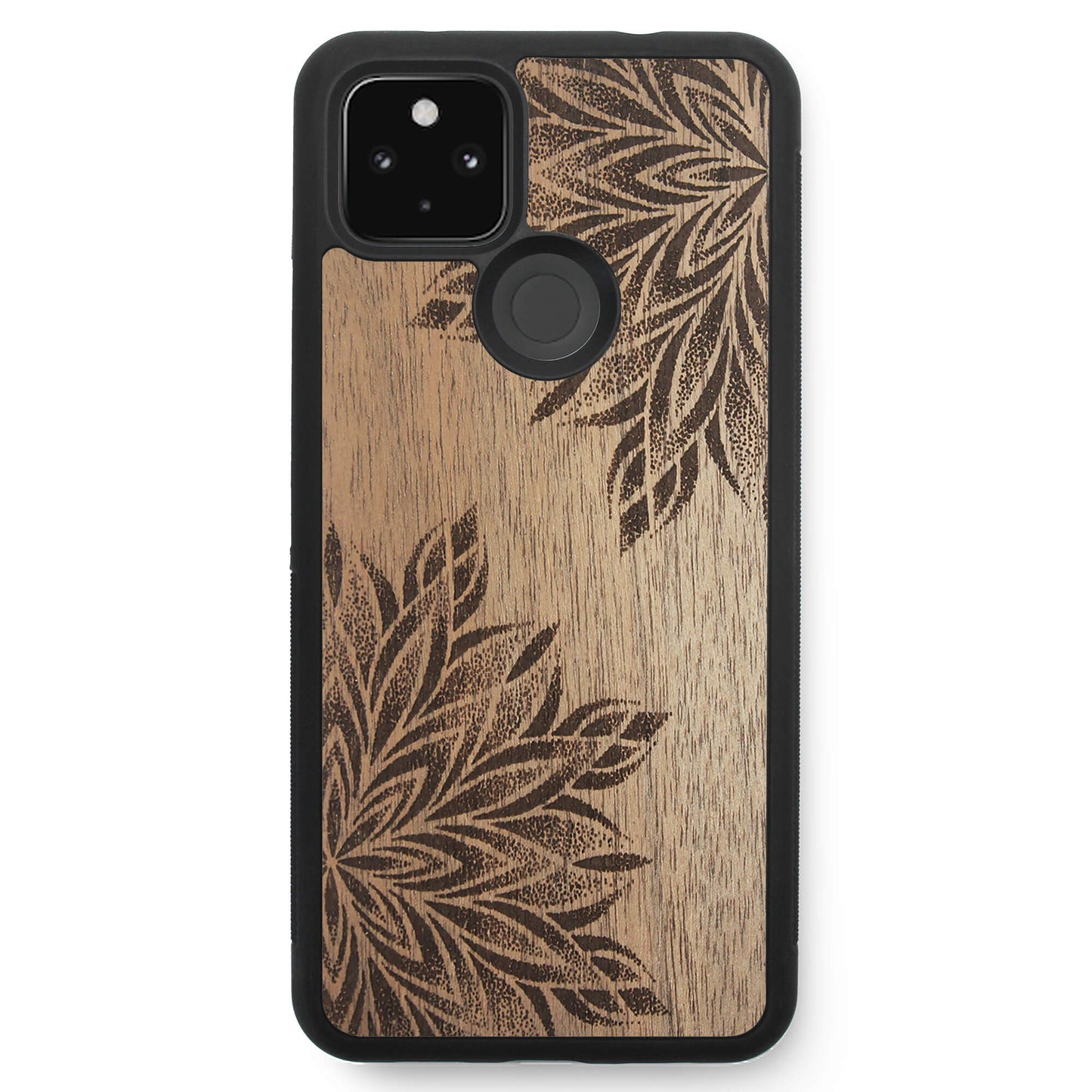 Wooden Case for Google Pixel 4A 5G Mandala