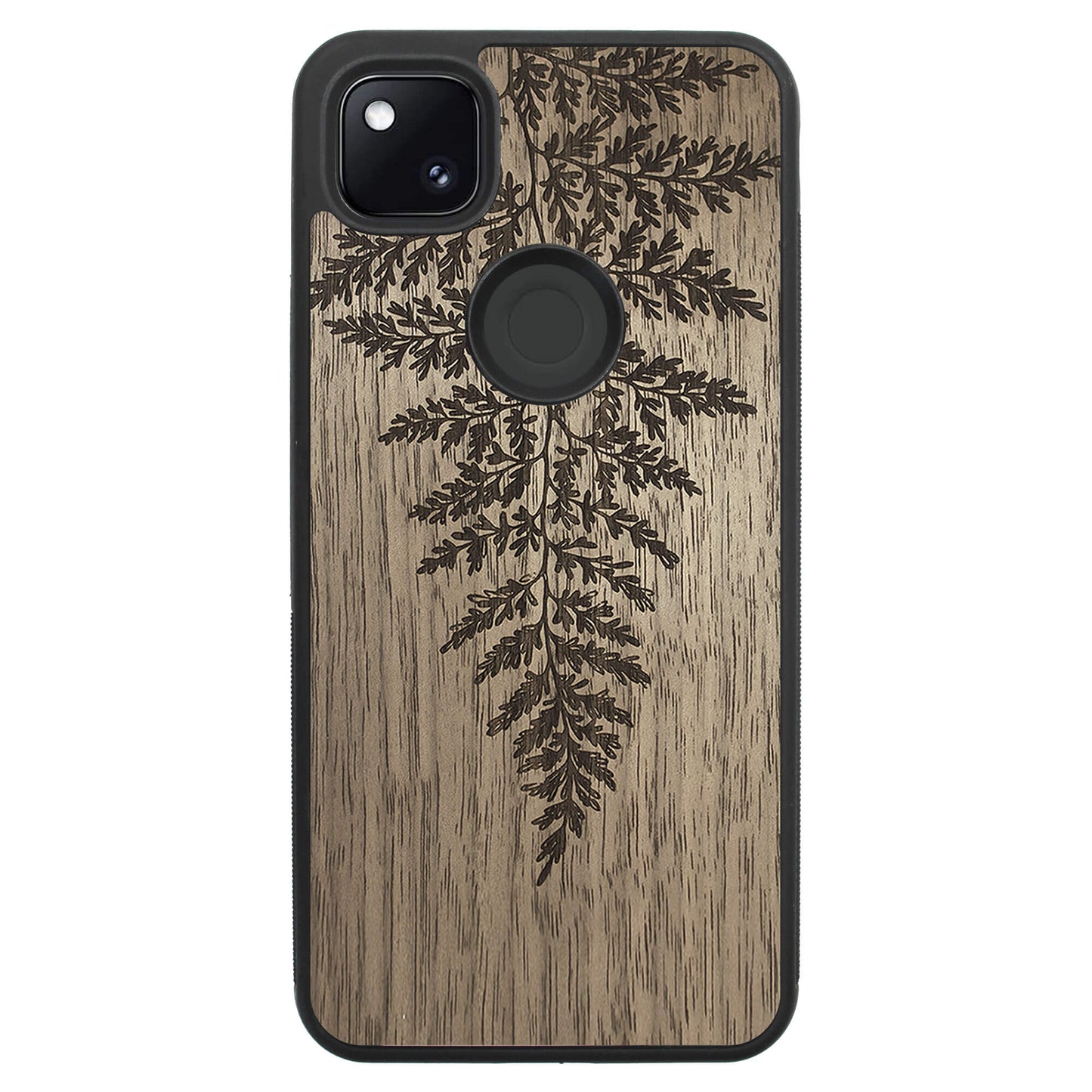 Wooden Case for Google Pixel 4A Fern