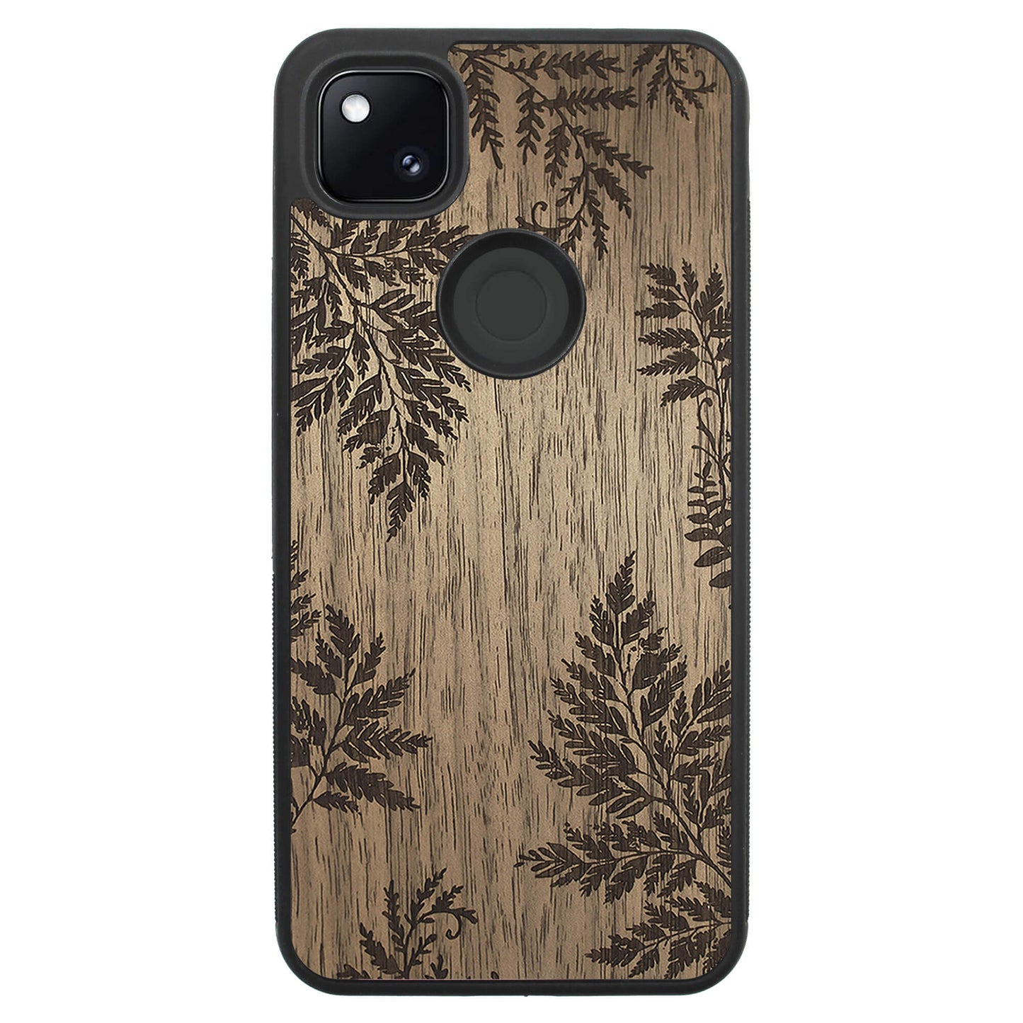 Wooden Case for Google Pixel 4A Botanical Fern