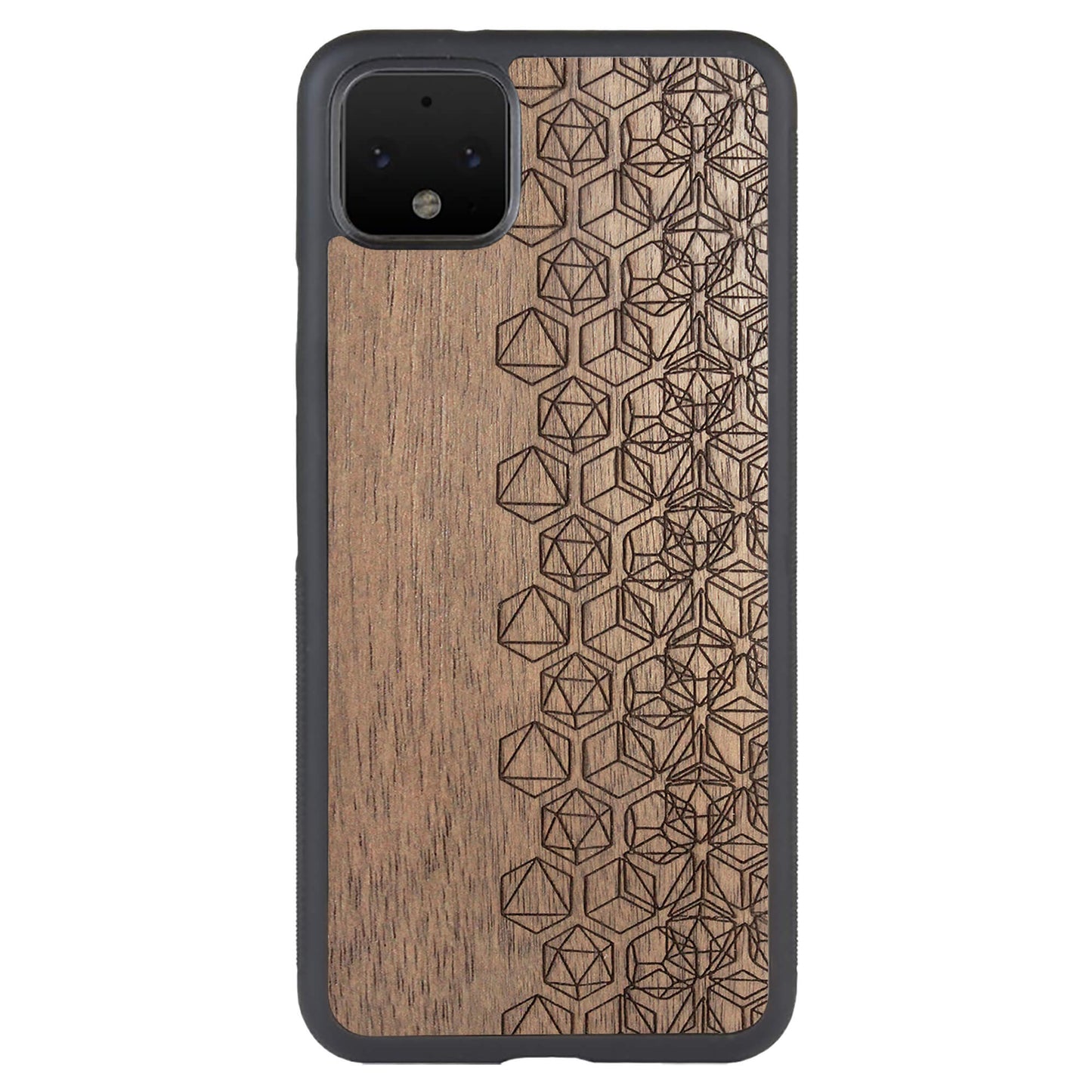 Wooden Case for Google Pixel 4 XL Geometric