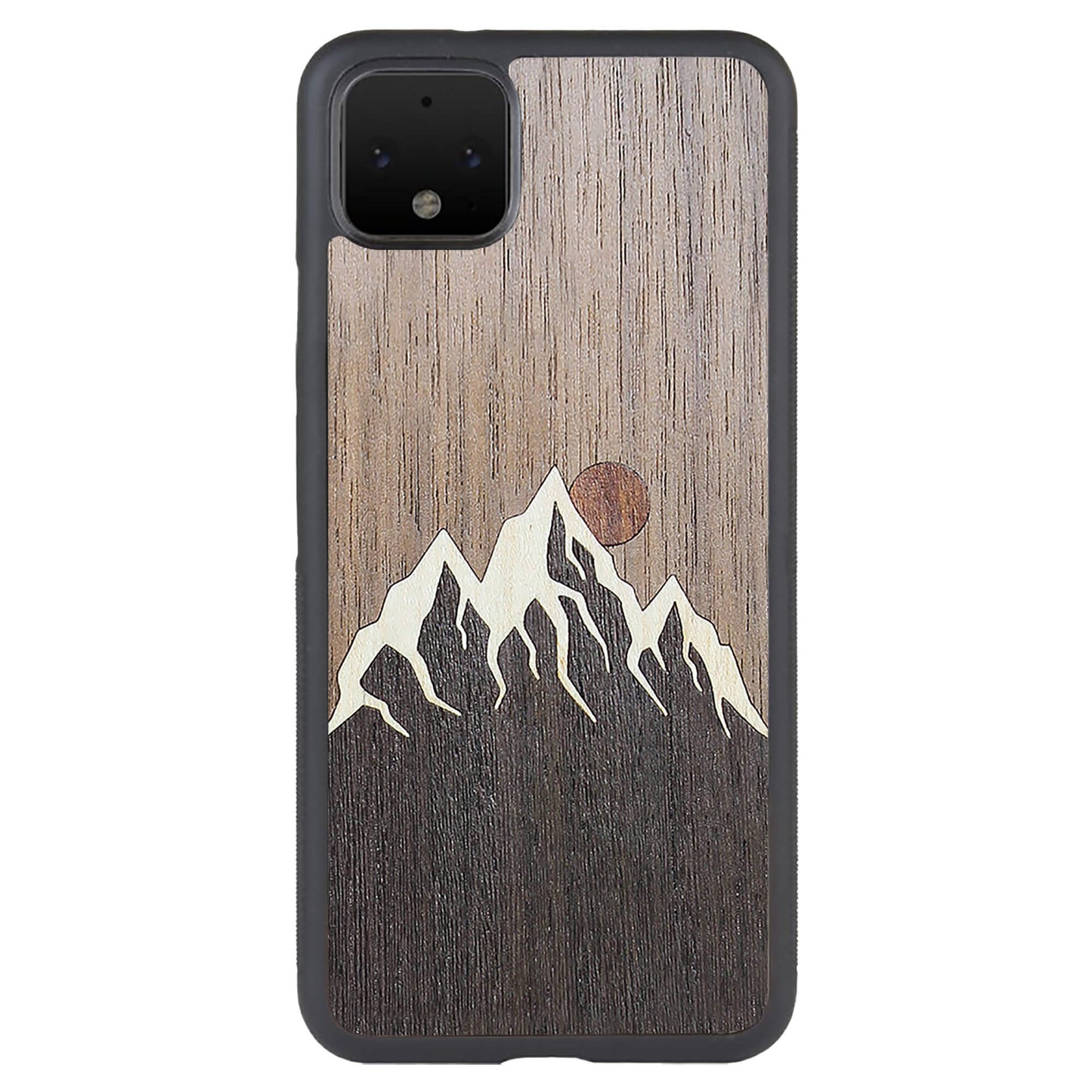 Wooden Case for Google Pixel 4 XL Mountain