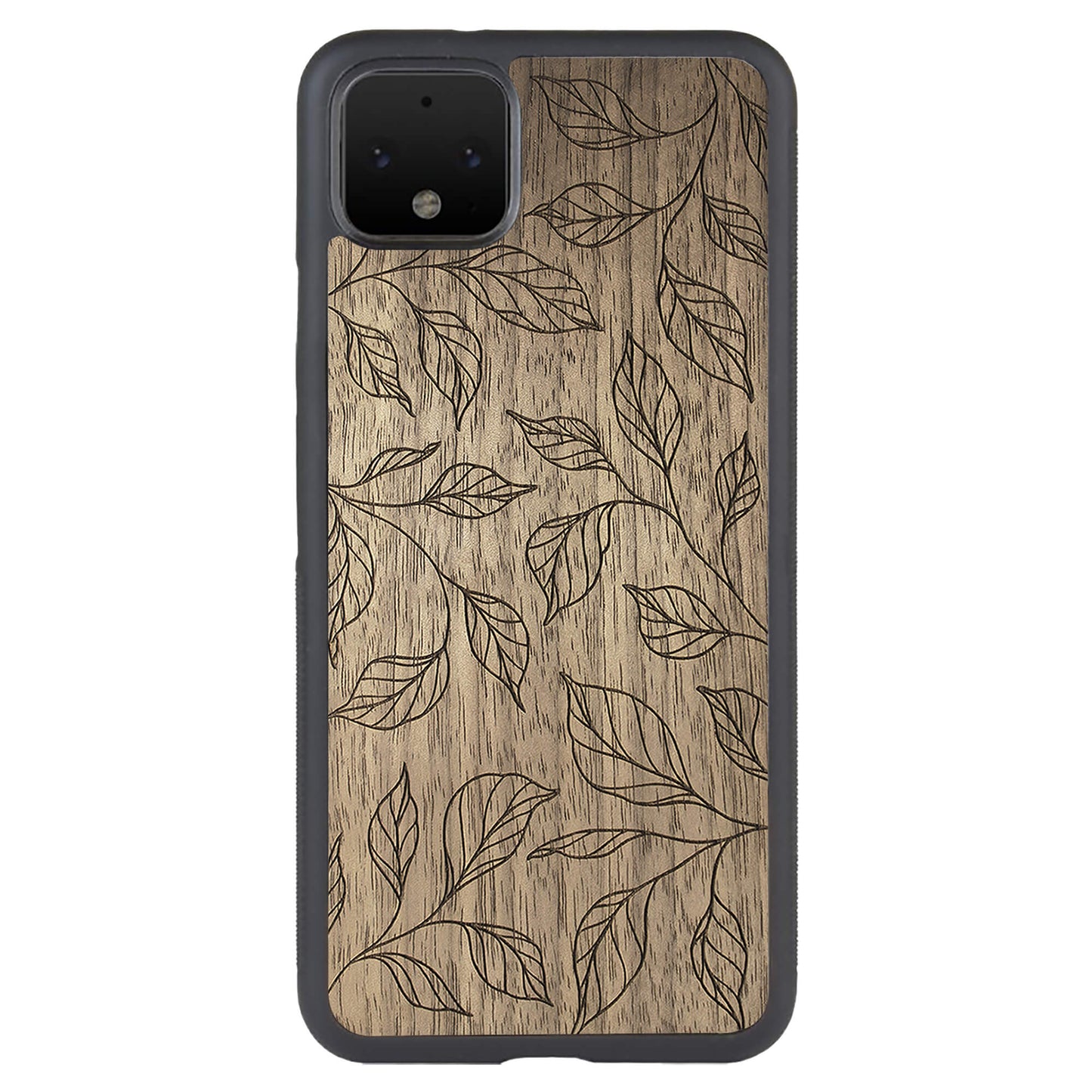 Wooden Case for Google Pixel 4 XL Botanical Leaves