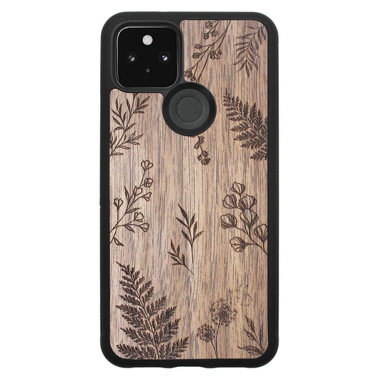 Wooden Case for Google Pixel 5 Botanical