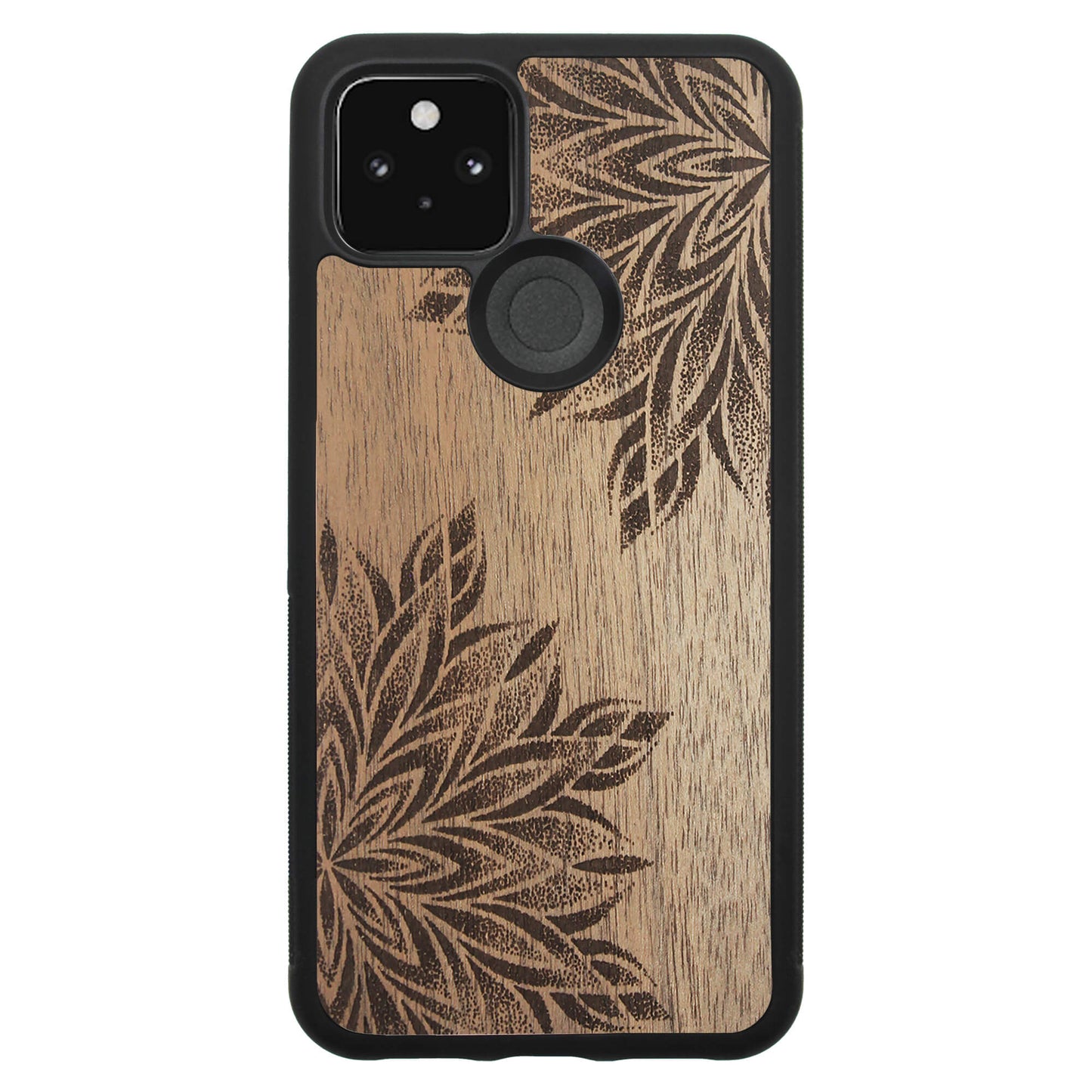 Wooden Case for Google Pixel 5 Mandala