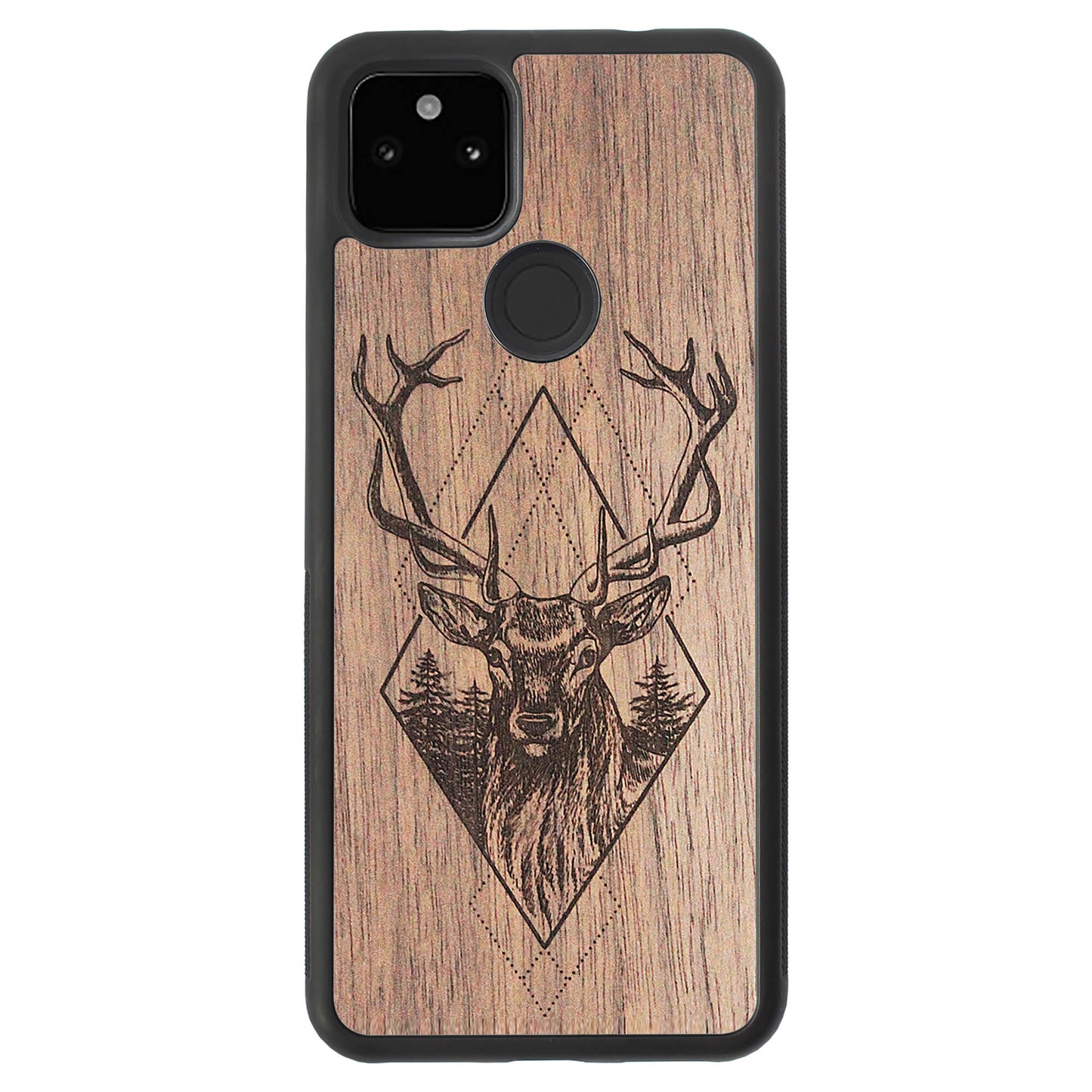 Wooden Case for Google Pixel 5A 5G Deer