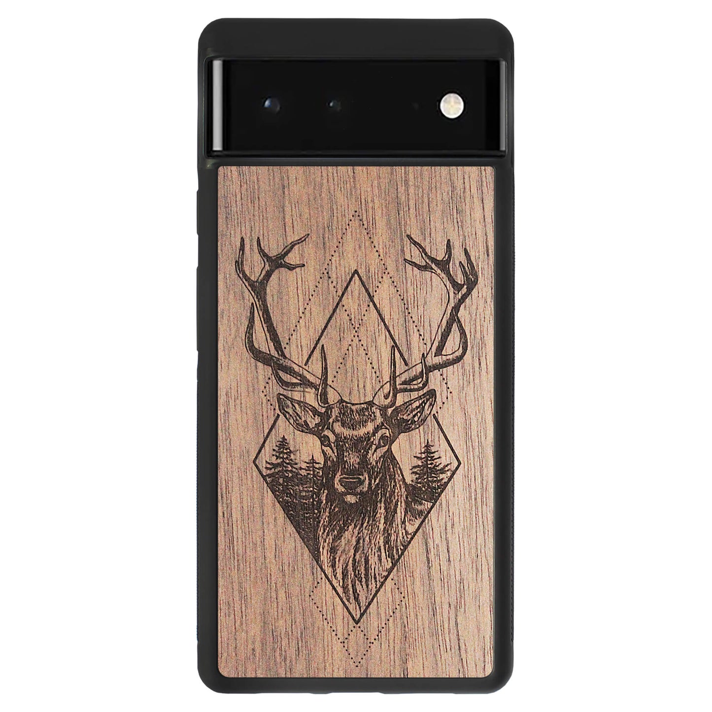 Wooden Case for Google Pixel 6 Deer