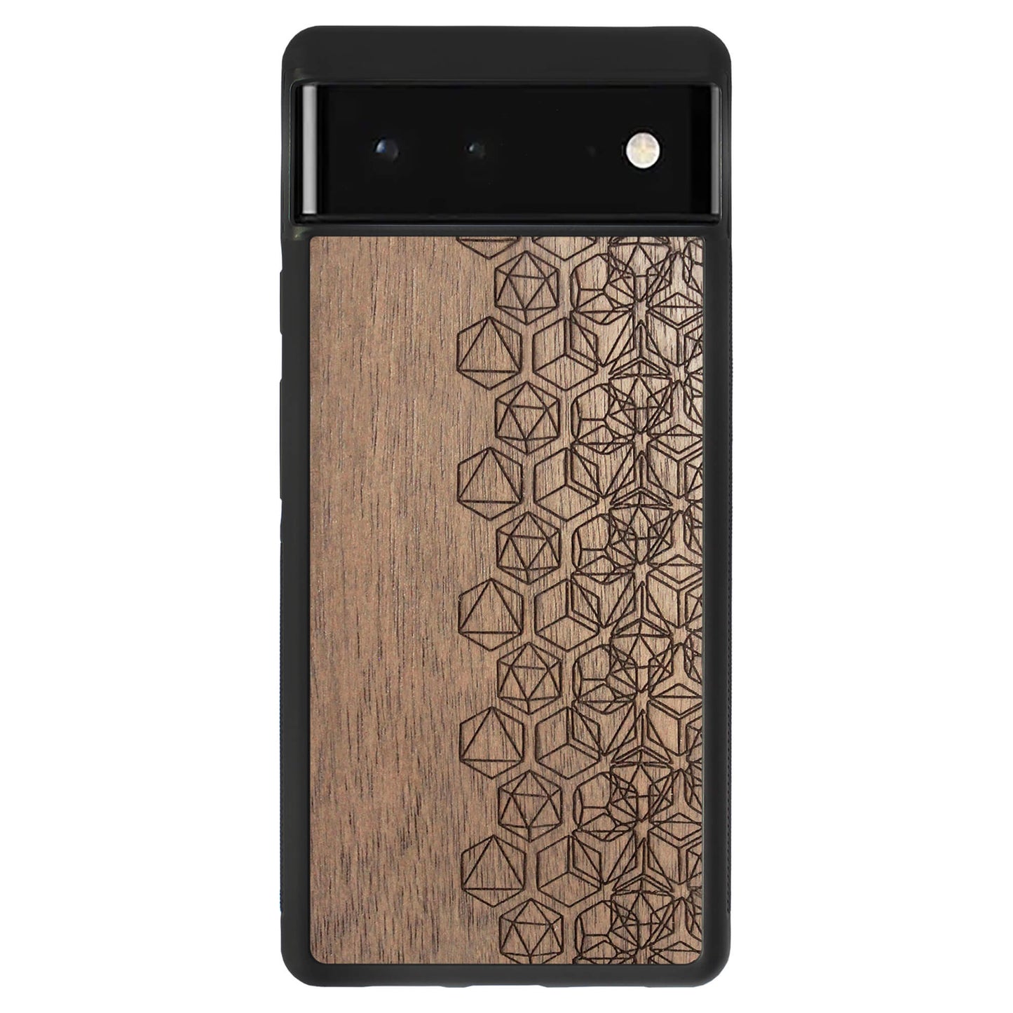 Wooden Case for Google Pixel 6 Geometric