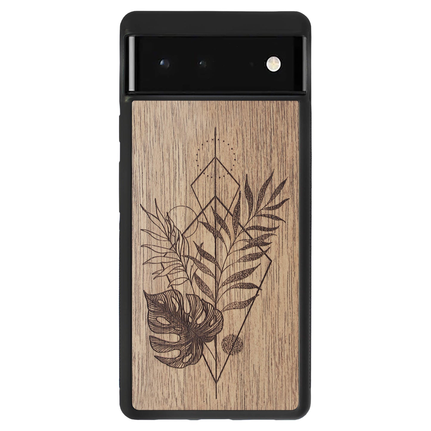 Wooden Case for Google Pixel 6 Monstera