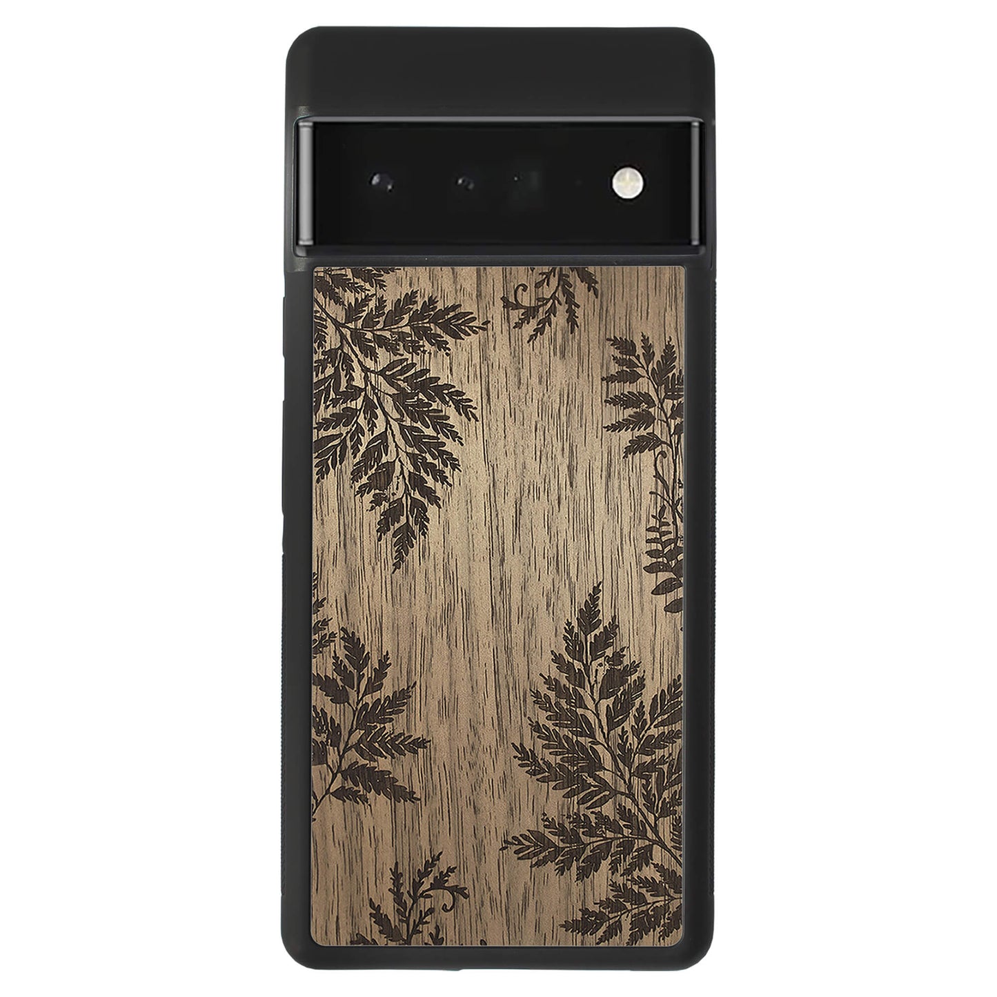 Wooden Case for Google Pixel 6 Pro Fern