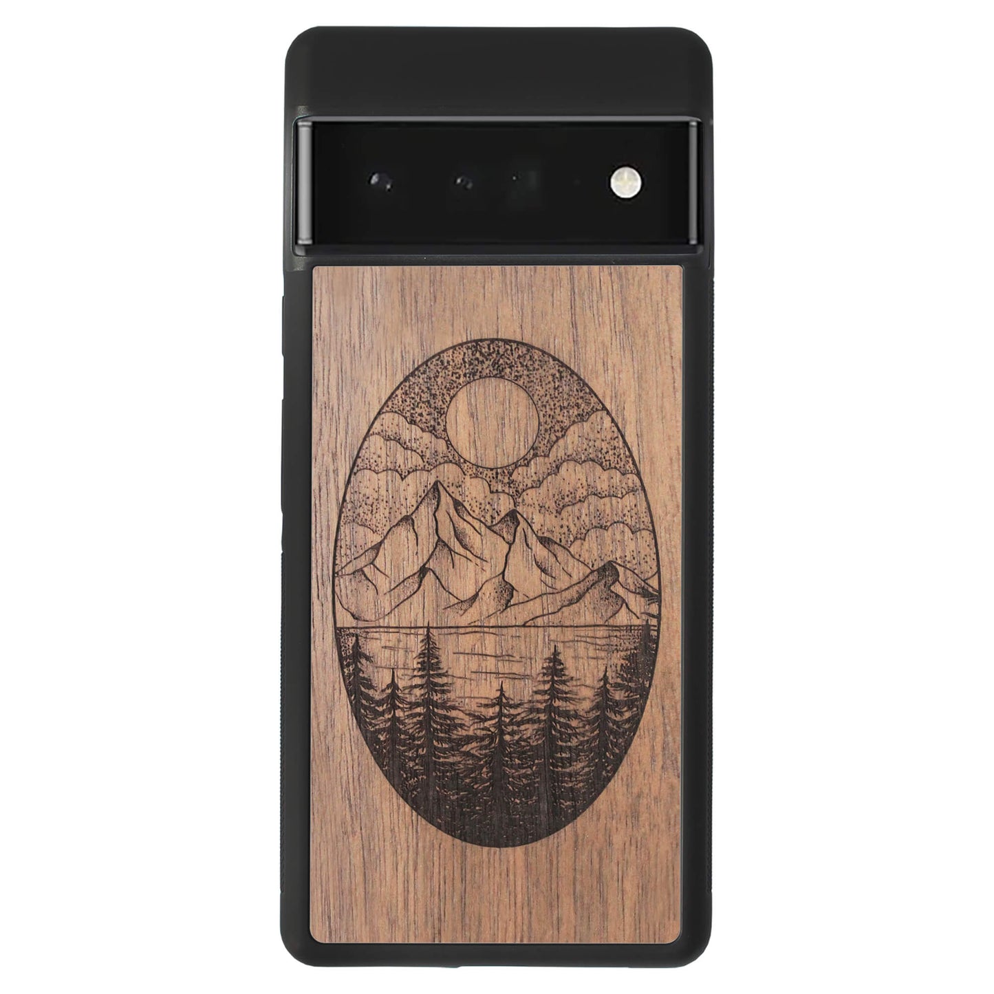 Wooden Case for Google Pixel 6 Pro Landscape