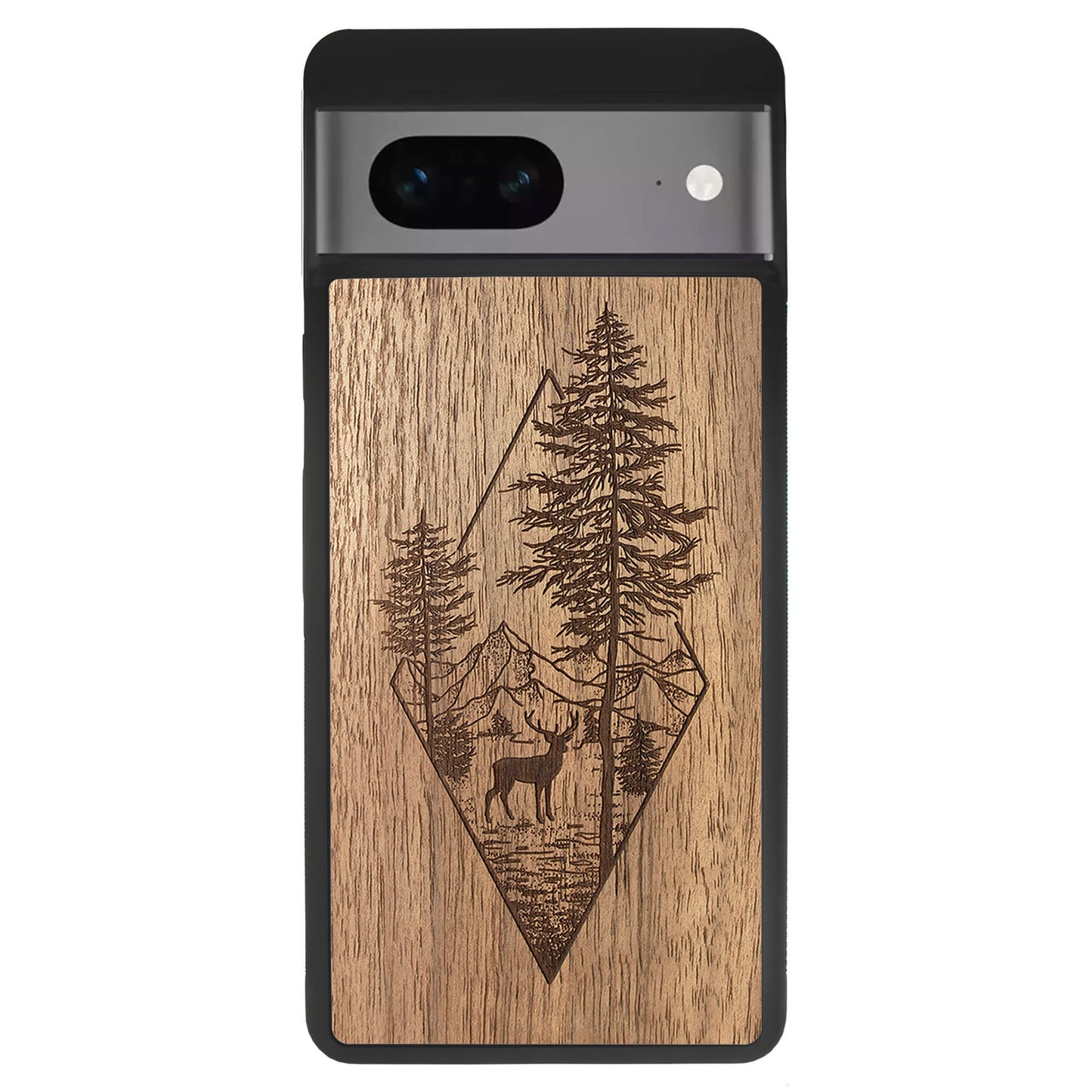 Wooden Case for Google Pixel 7 Deer Woodland