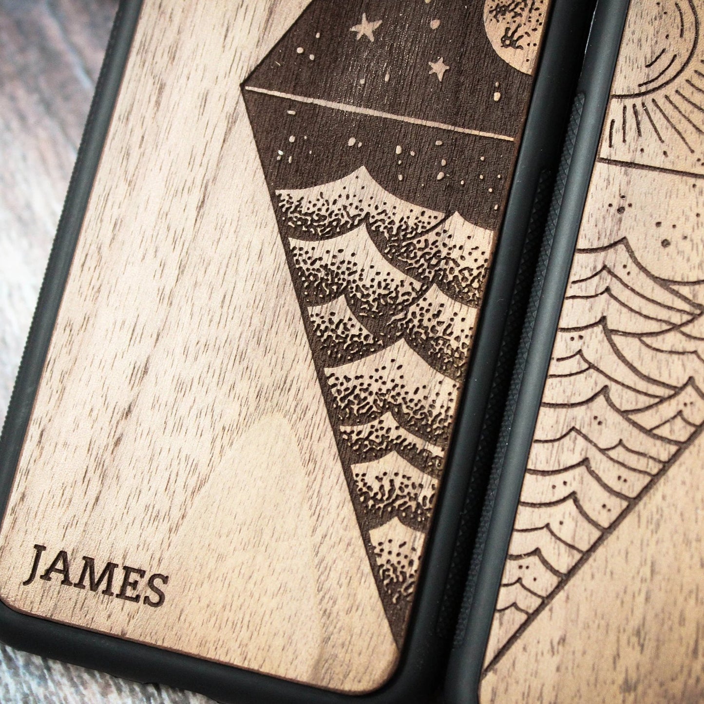 Sea - Wooden Pair iPhone Case