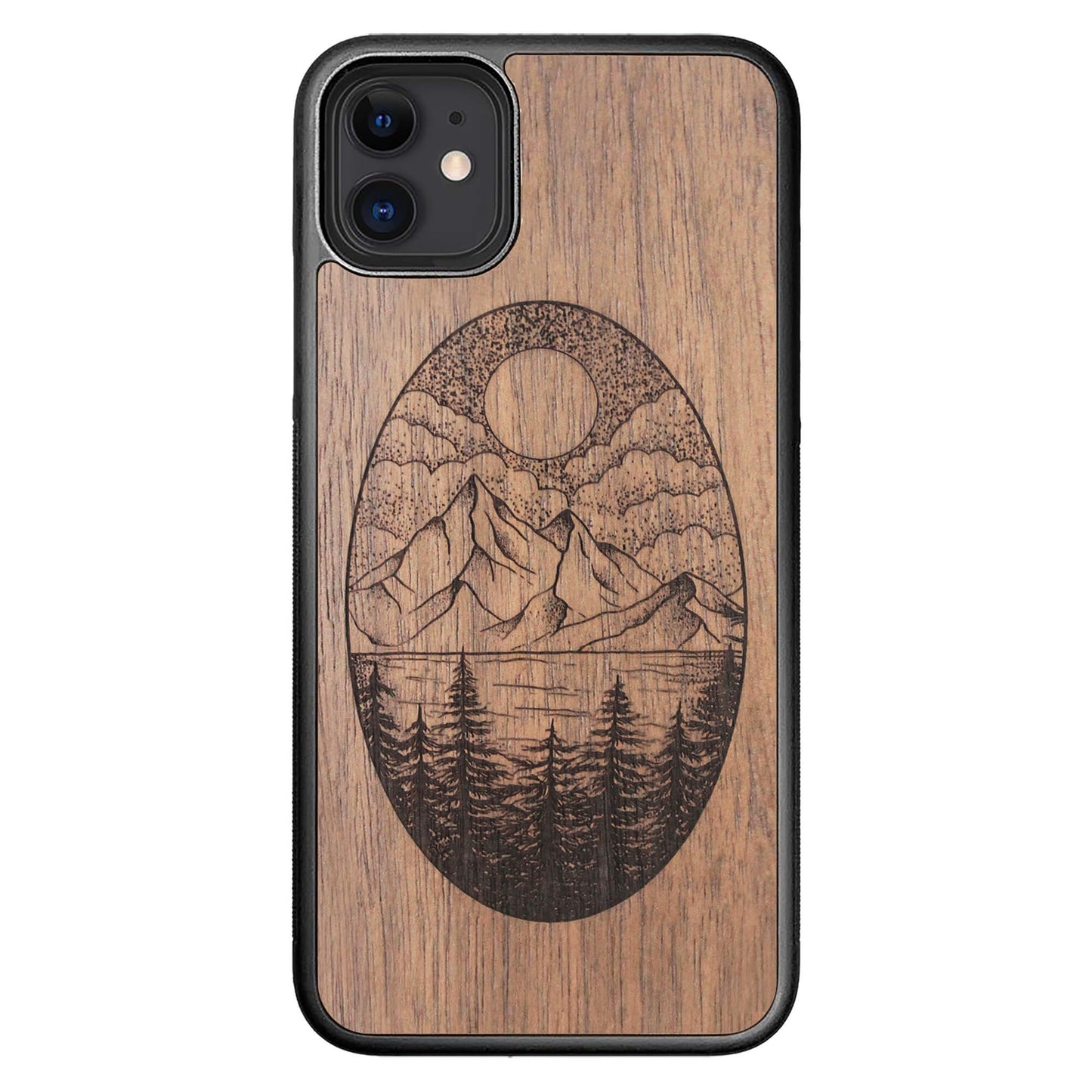 Wooden Case for iPhone 11 Landscape