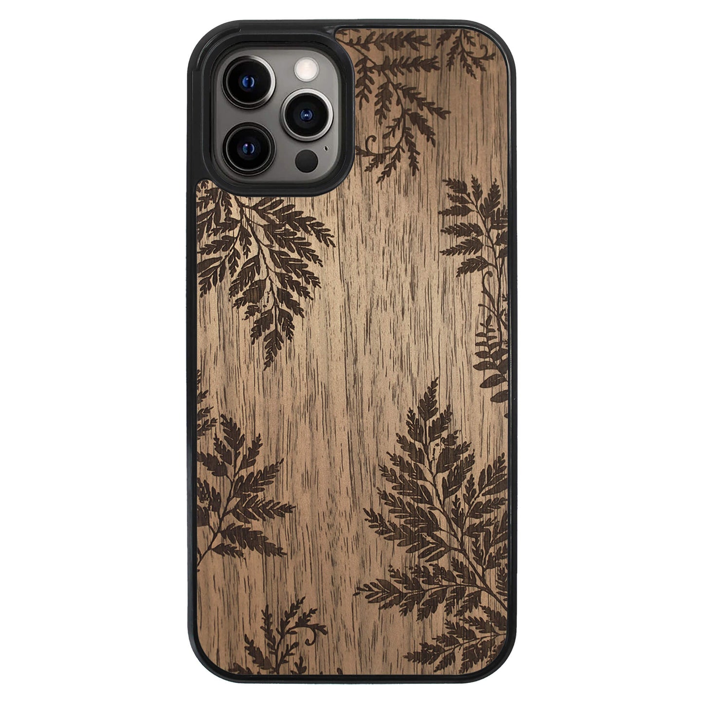Wooden Case for iPhone 12 Pro Max Botanical Fern