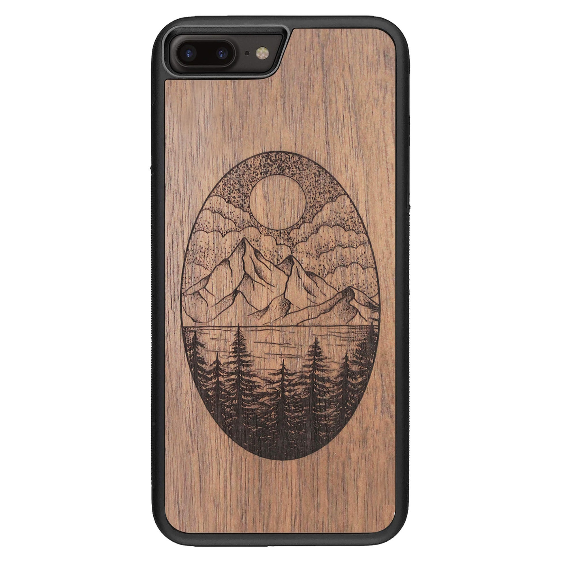 Wooden Case for iPhone 7 Plus Landscape