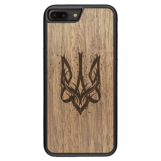 Wooden Case for iPhone 7 Plus Ukrainian Trident Trizub