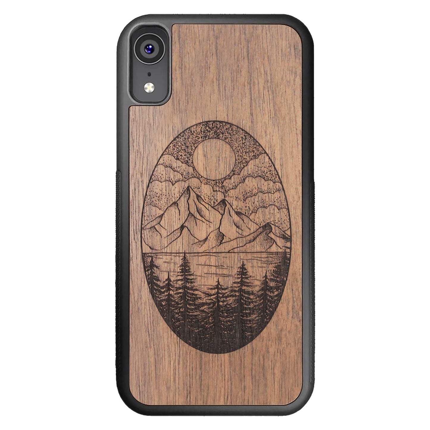 Wooden Case for iPhone XR Landscape