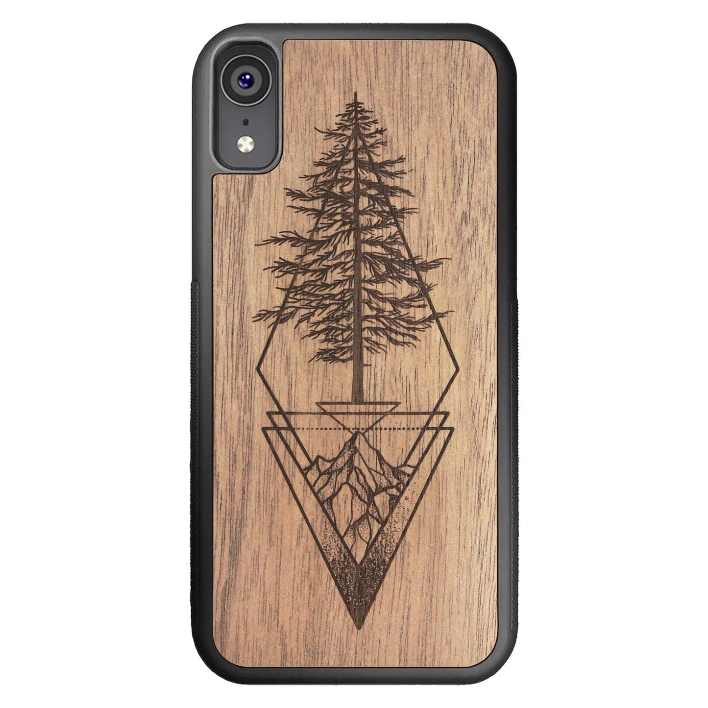 Wooden Case for iPhone XR Picea