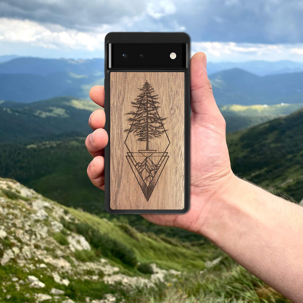 Wood Google Pixel 4A Case Picea