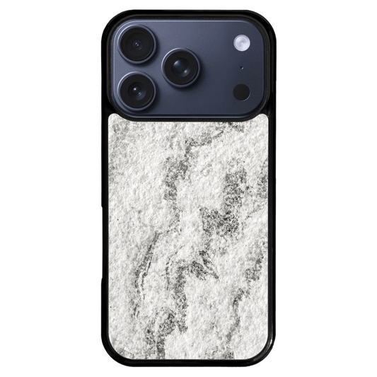 Arctic Storm Stone iPhone 17 Pro Case