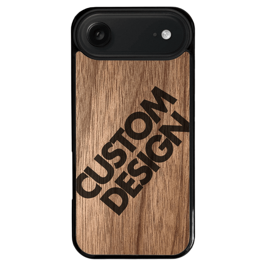 Custom Design Walnut iPhone 17 Air Case