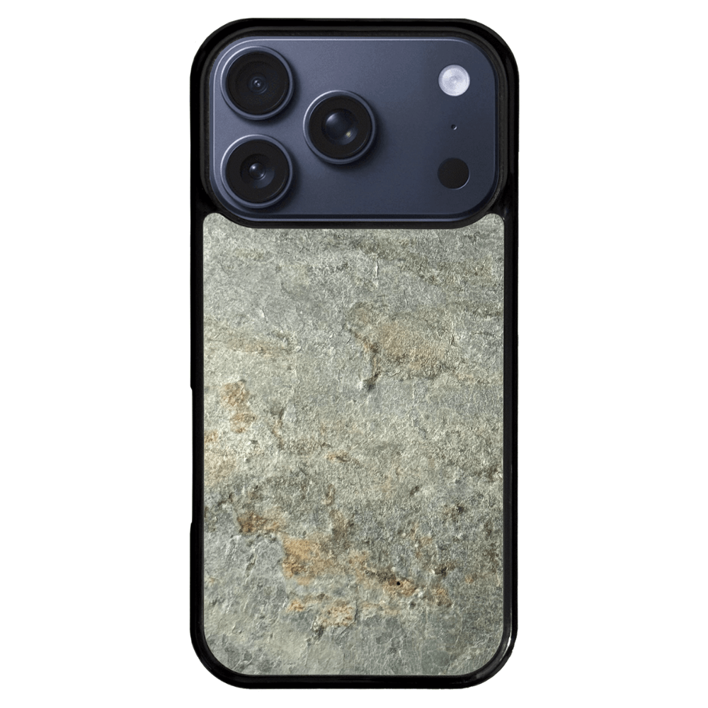 Silver Green Stone iPhone 17 Pro Case