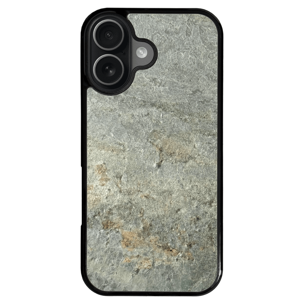 Silver Green Stone iPhone 17 Case