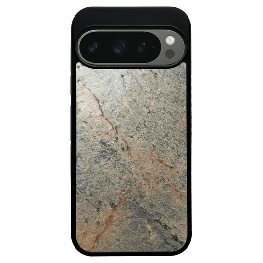 Silver Green Stone Pixel 9 Pro Case