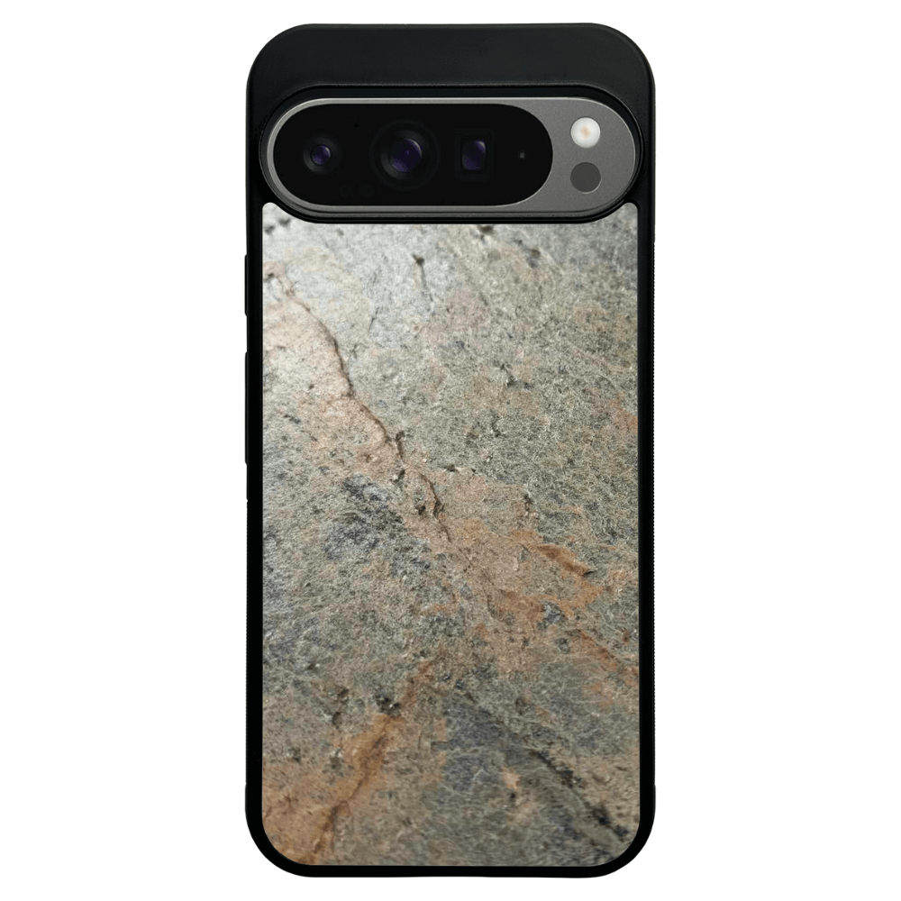 Silver Green Stone Pixel 9 Pro XL Case