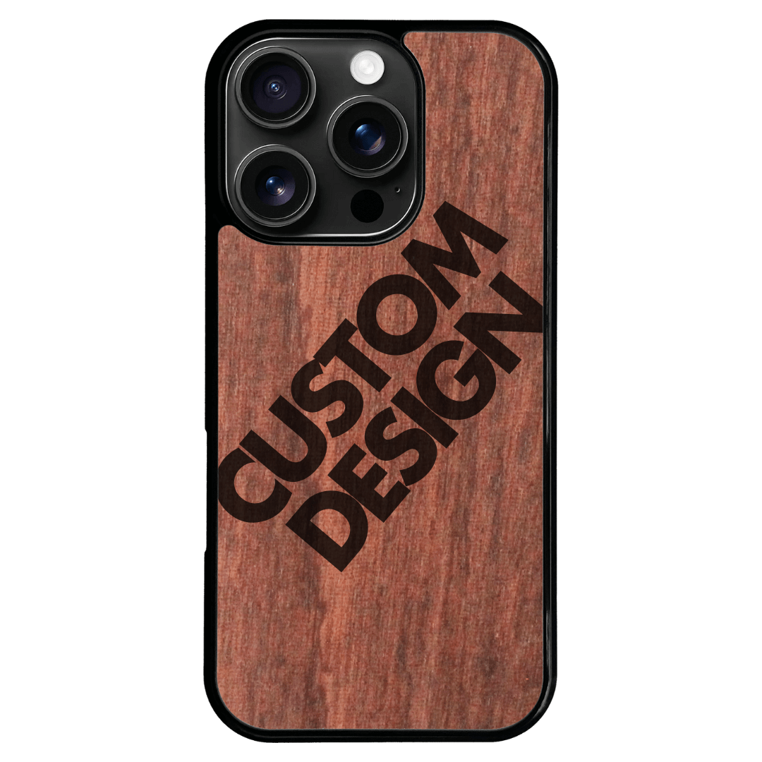 Custom Design Sapele iPhone 16 Pro Case