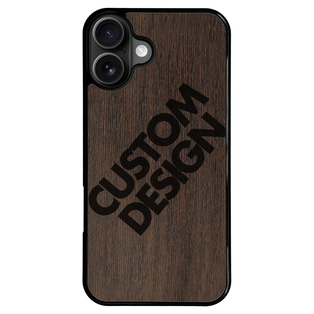 Custom Design Wenge iPhone 16 Plus Case