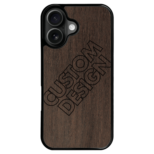 Custom Design Wenge iPhone 16 Case