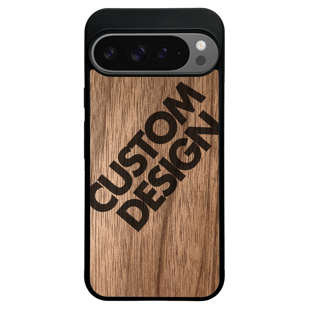 Custom Design Walnut Google Pixel 9 Pro XL Case