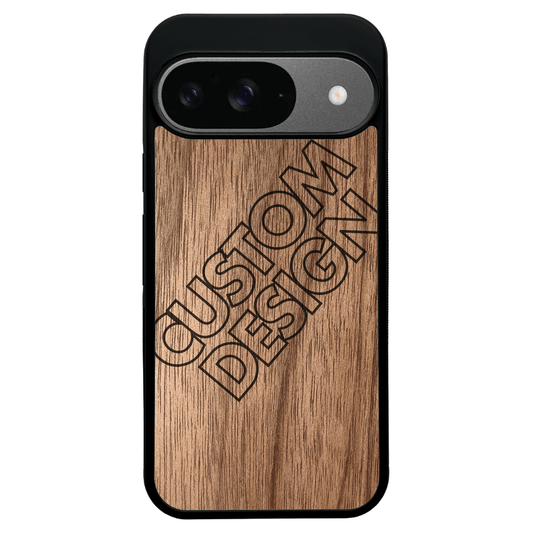 Custom Design Walnut Google Pixel 9 Case