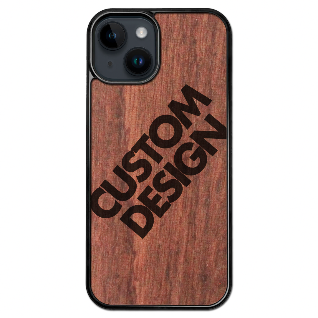 Custom Design Sapele iPhone Case
