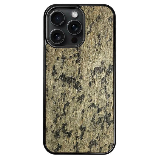 Golden Black Stone iPhone 15 Pro Max Case