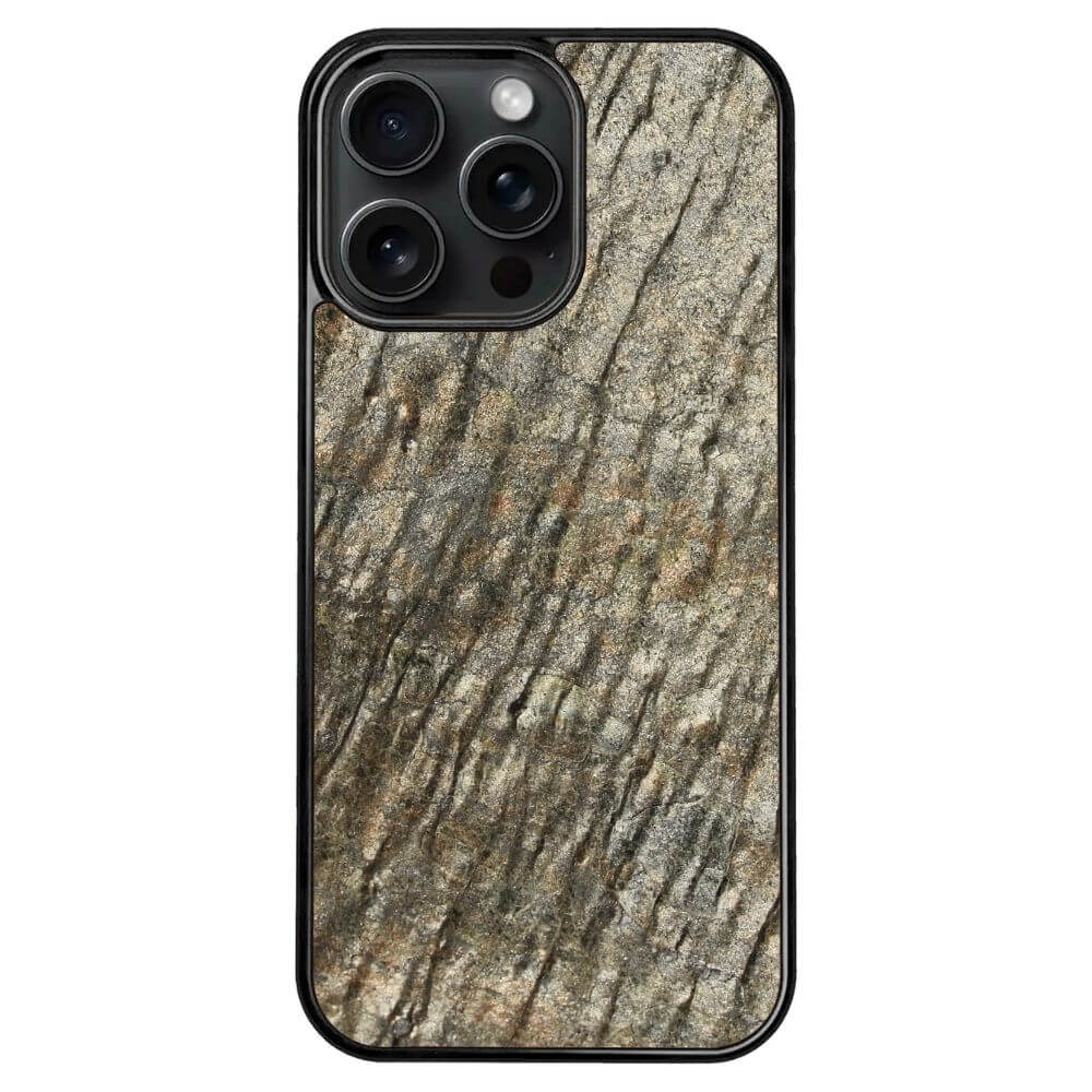 Silver Brown Stone iPhone 14 Pro Max Case