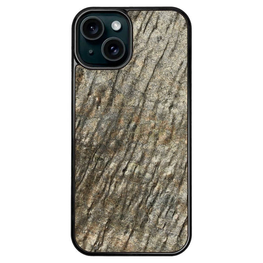 Silver Brown Stone iPhone 15 Case