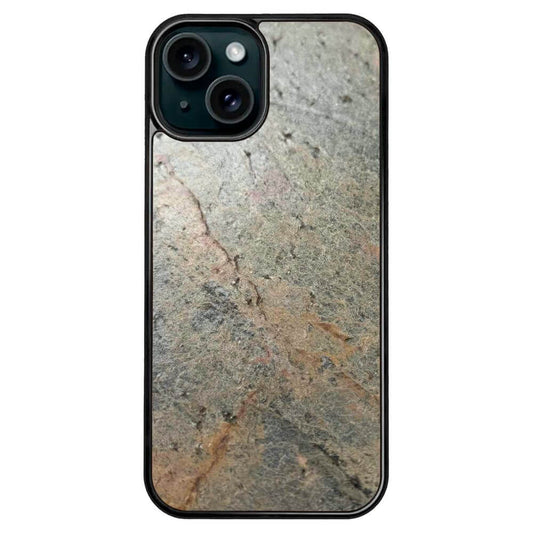 Silver Green Stone iPhone 15 Case