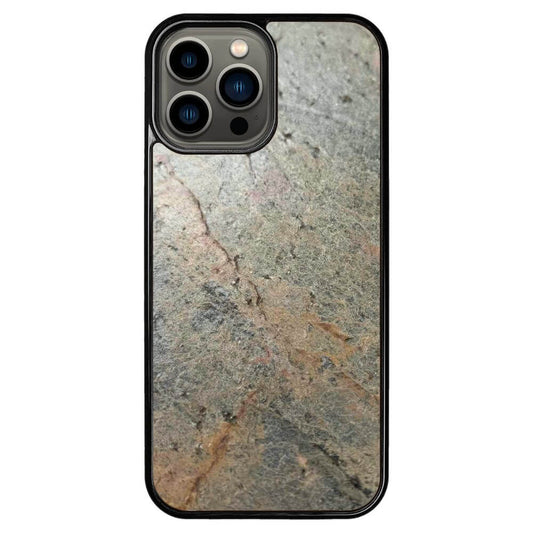 Silver Green Stone iPhone 13 Pro Max Case