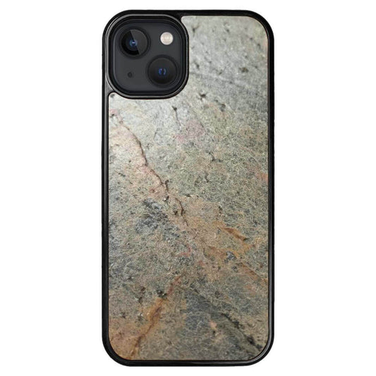 Silver Green Stone iPhone 13 Case