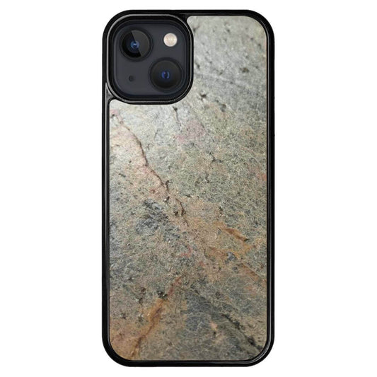 Silver Green Stone iPhone 13 Mini Case