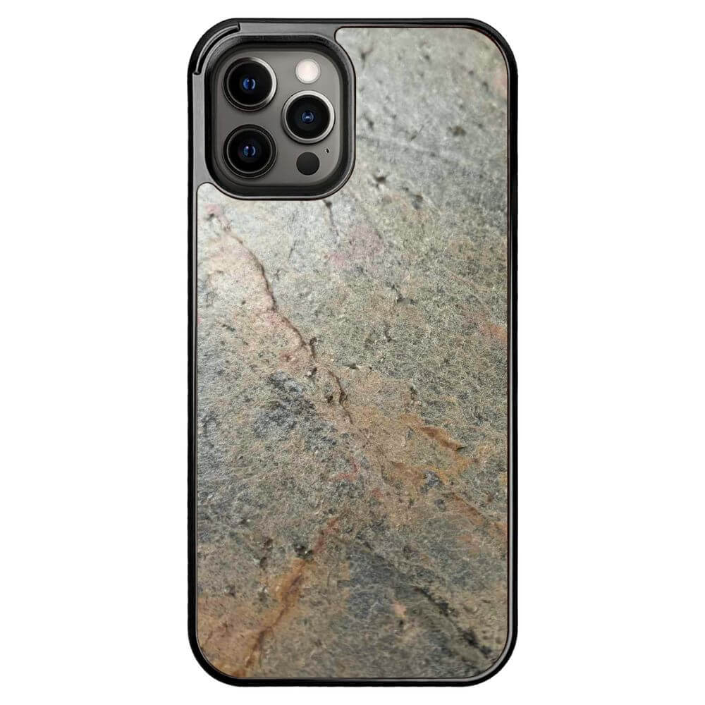 Silver Green Stone iPhone 12 Pro Max Case