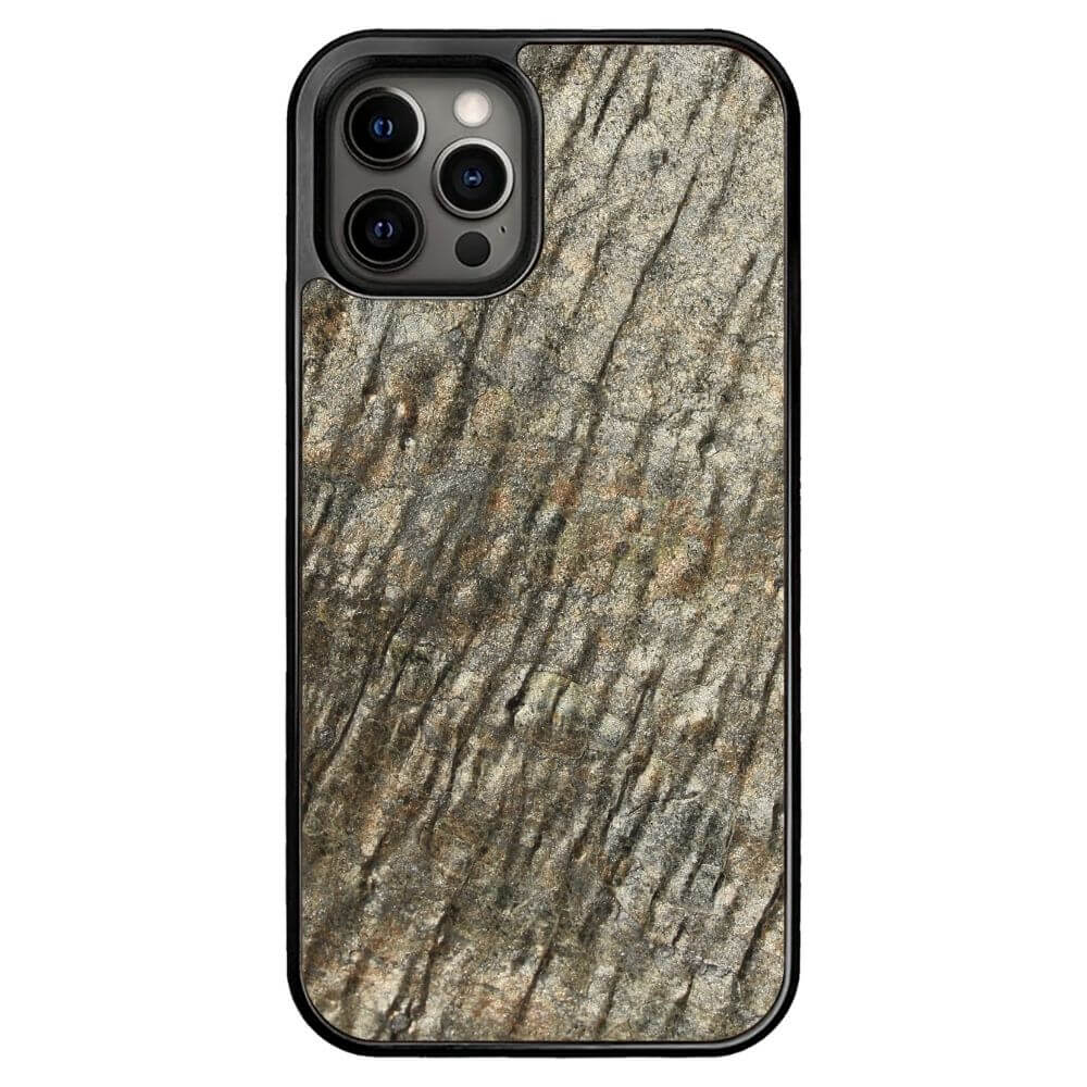 Silver Brown Stone iPhone 12 Pro Case