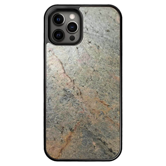 Silver Green Stone iPhone 12 Pro Case