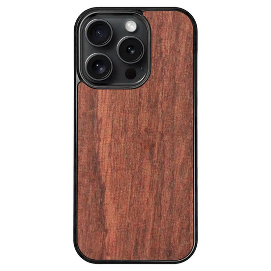 Sapele Wood iPhone 15 Pro Case