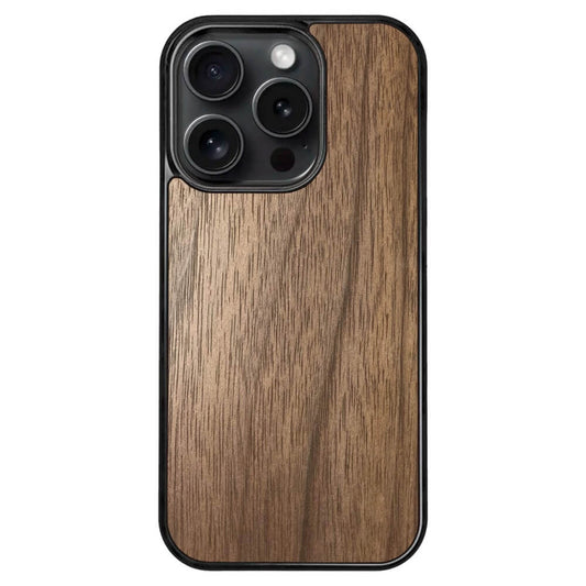 American walnut iPhone 15 Pro Case