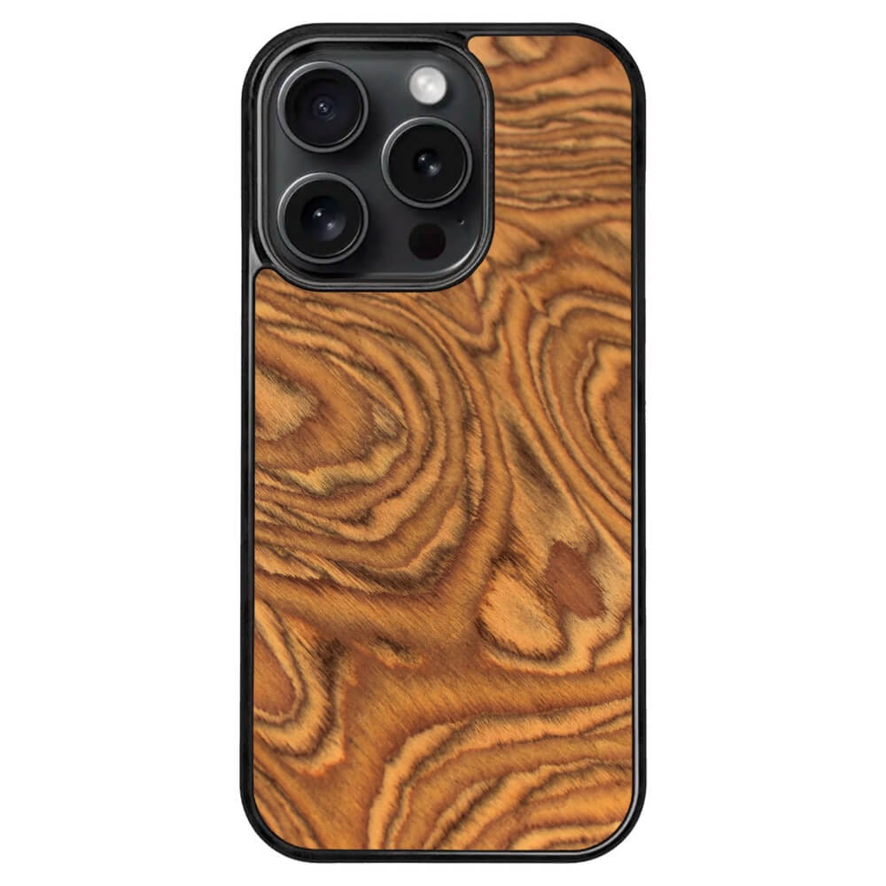 Nutmeg root Wood iPhone 15 Pro Case