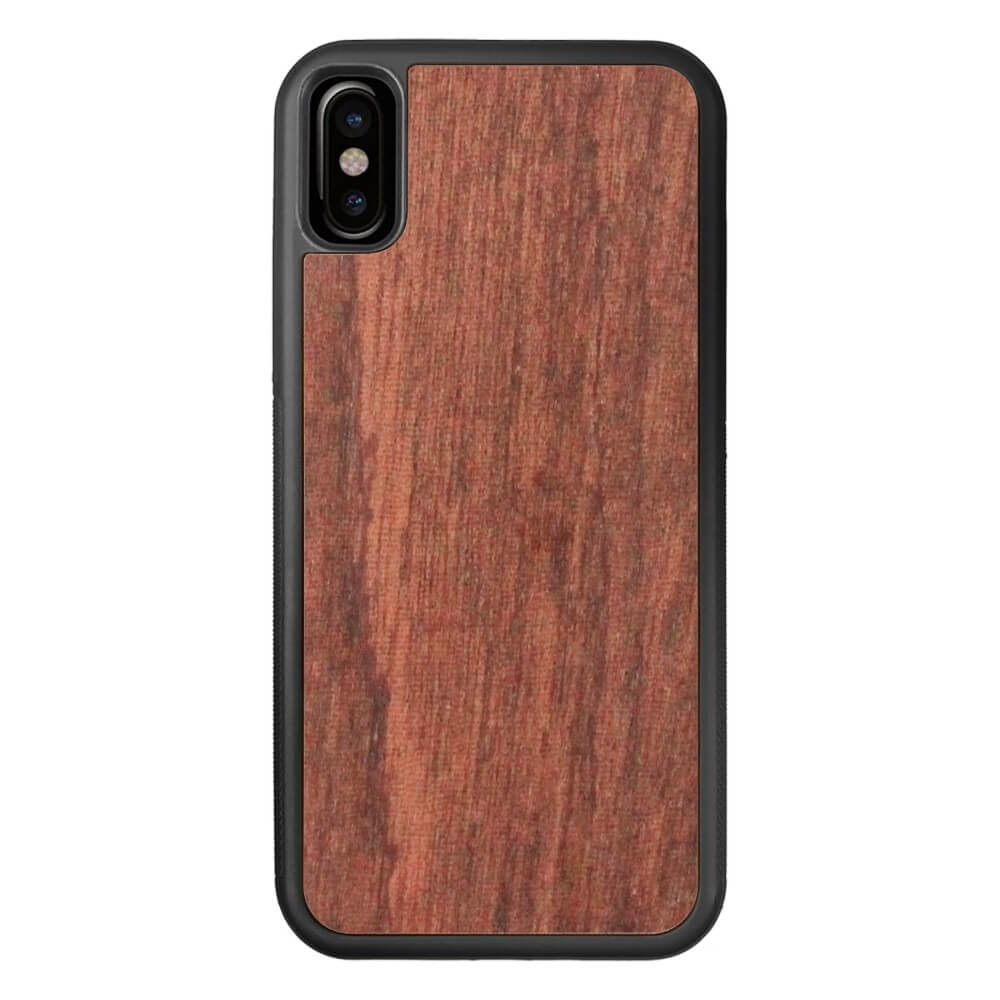 Sapele Wood iPhone XS Case